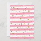 リトルカンプキンツインガールベビー振りかけ招待状 招待状 (裏面)