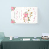 リトルカンプキンツインガールベビー散水 横断幕 (トレードショー)