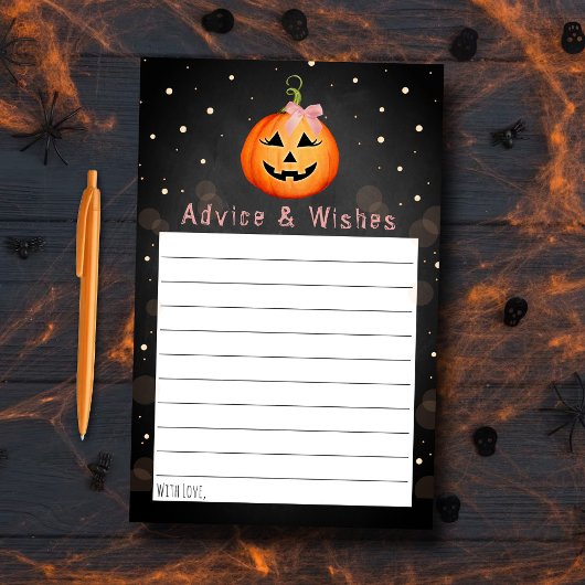 リトルカンプキンハロウィーンベビーシャワーアドバイス