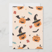 リトルカンプキンハロウィーン誕生日 招待状 (裏面)