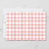 リトルカンプキンパステルピンク秋1st誕生日 招待状 (裏面)