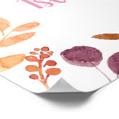 リトルカンプキンピンクガールボホ誕生日へようこそ ポスター (角)