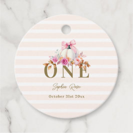 リトルカンプキンピンクボウバラ1stエレガント誕生日 フェイバータグ