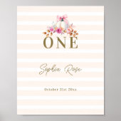 リトルカンプキンピンクボウバラ1stバースデーウェルカムセンター ポスター (正面)