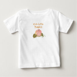 リトルカンプキンファースト誕生日カスタムフレーズ ベビーTシャツ