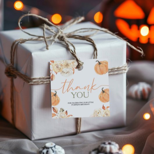 リトルカンプキンファースト誕生日スクエア フェイバータグ