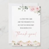 リトルカンプキンファースト誕生日パーティーサンキューカード 招待状 (正面)