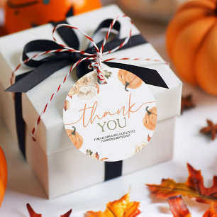 リトルカンプキンファースト誕生日ラウンド フェイバータグ