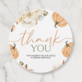 リトルカンプキンファースト誕生日ラウンド フェイバータグ (正面)