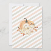 リトルカンプキンファースト誕生日 招待状 (裏面)