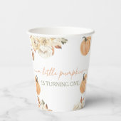 リトルカンプキンファースト誕生日 紙コップ (裏面)