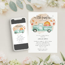 リトルカンプキンファームトラック秋ベビーシャワー