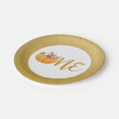 リトルカンプキンフローラ秋紙プレート ペーパープレート (アングル)