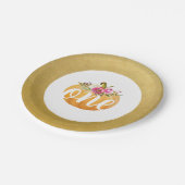 リトルカンプキンフローラ秋紙プレート ペーパープレート (アングル)