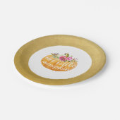 リトルカンプキンフローラ秋紙プレート ペーパープレート (アングル)