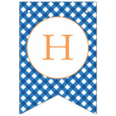 リトルカンプキンブルートラックの最初の誕生日バナー バンティングフラッグ (第2の旗)