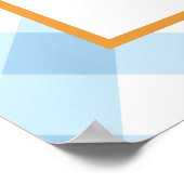 リトルカンプキンブルートラックの最初の誕生日マイルストーン ポスター (角)