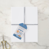 リトルカンプキンブルートラック秋最初の誕生日ギフト ギフトタグ (より糸付き)