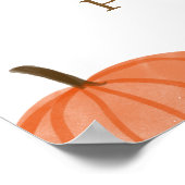 リトルカンプキンブルートラック秋誕生日へようこそ ポスター (角)