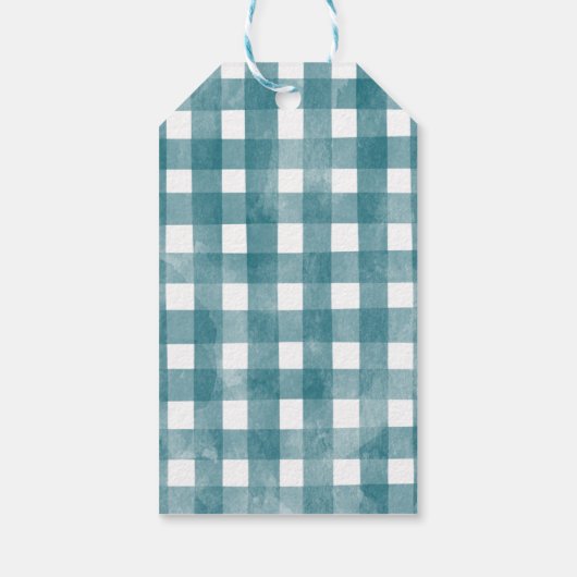 リトルカンプキンブルートラック誕生日サンキューユユーラベル ギフトタグ (裏面)