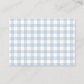 リトルカンプキンブルーボウオムツラッフル エンクロージャーカード (裏面)