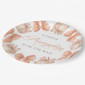 リトルカンプキンボウベビーシャワー紙プレート ペーパープレート (アングル)