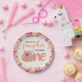 リトルカンプキンボホフローラ1stBday紙プレート ペーパープレート (パーティー)