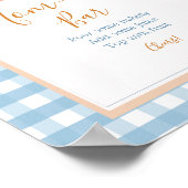 リトルカンプキンボホーブルーギンガムママモーサバー ポスター (角)