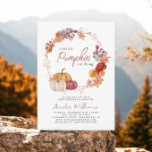 リトルカンプキンボホ男女兼用ベビーシャワー 招待状