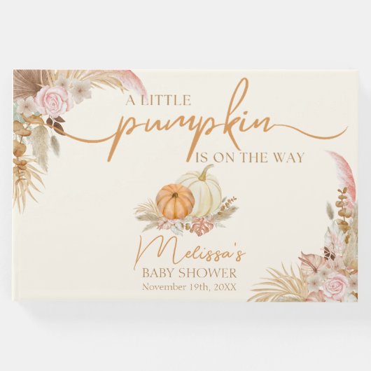 リトルカンプキンボホ秋フローラ ゲストブック (正面)