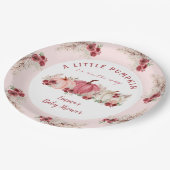 リトルカンプキンマルサラ秋ガールベビーシャワー ペーパープレート (アングル)