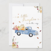 リトルカンプキン秋を見つけるゲストベビービンゴゲーム 招待状 (裏面)