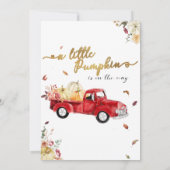 リトルカンプキン秋を見つけるゲストベビービンゴゲーム 招待状 (裏面)