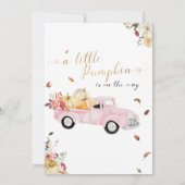 リトルカンプキン秋を見つけるゲストベビービンゴゲーム 招待状 (裏面)