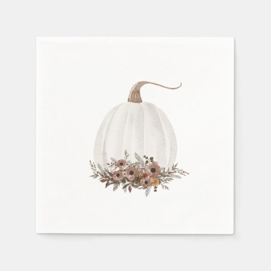 リトルカンプキン秋ナプキン スタンダードカクテルナプキン (正面)