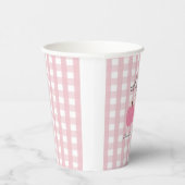 リトルカンプキン秋パステルピンクファースト誕生日 紙コップ (右)