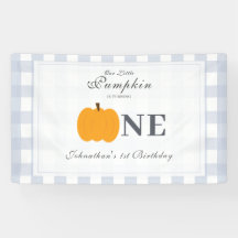 リトルカンプキン秋パステルブルーファースト誕生日