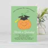 リトルカンプキン秋小学校の卒業式パーティー 招待状 (スタンド正面)