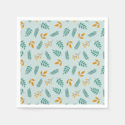 リトルカンプキン秋誕生日 スタンダードカクテルナプキン (正面)