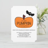 リトルカンプキン秋誕生日 招待状 (スタンド正面)