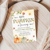 リトルカンプキン1st誕生日パーティの招待状 招待状