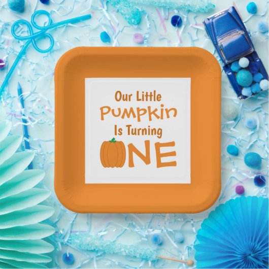リトルカンプキン1st誕生日紙プレート ペーパープレート (パーティー)