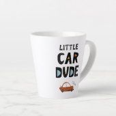 リトルカーダードファーストネーム少年 カフェラテマグ (右アングル)