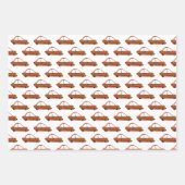 リトルカーダード名ボーイ誕生日 ラッピングペーパーシート (正面2)