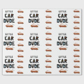 リトルカーダード名ボーイ誕生日 ラッピングペーパー (フラット)