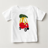 リトルカーホリデイ1st誕生日パーティーボーイ ベビーTシャツ (正面)