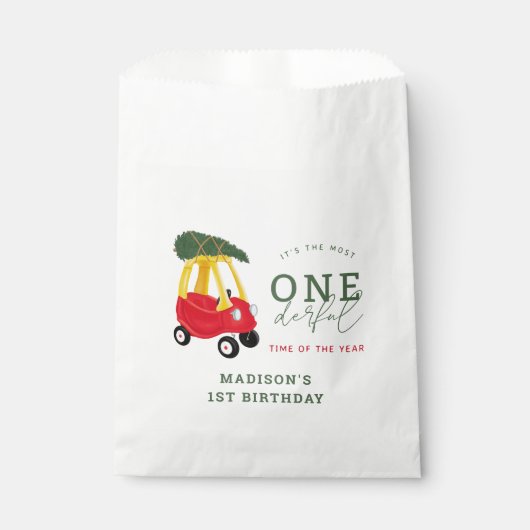 リトルカーホリデーオンダーフル誕生日の好意 フェイバーバッグ (正面)