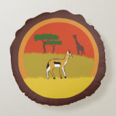 リトルガゼル ラウンドクッション (裏面)