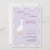 リトルガースギンガム最初の誕生日パーティー 招待状 (正面)