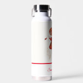 リトルガーリーレッドフェアリーファンタジーアート ウォーターボトル (正面)